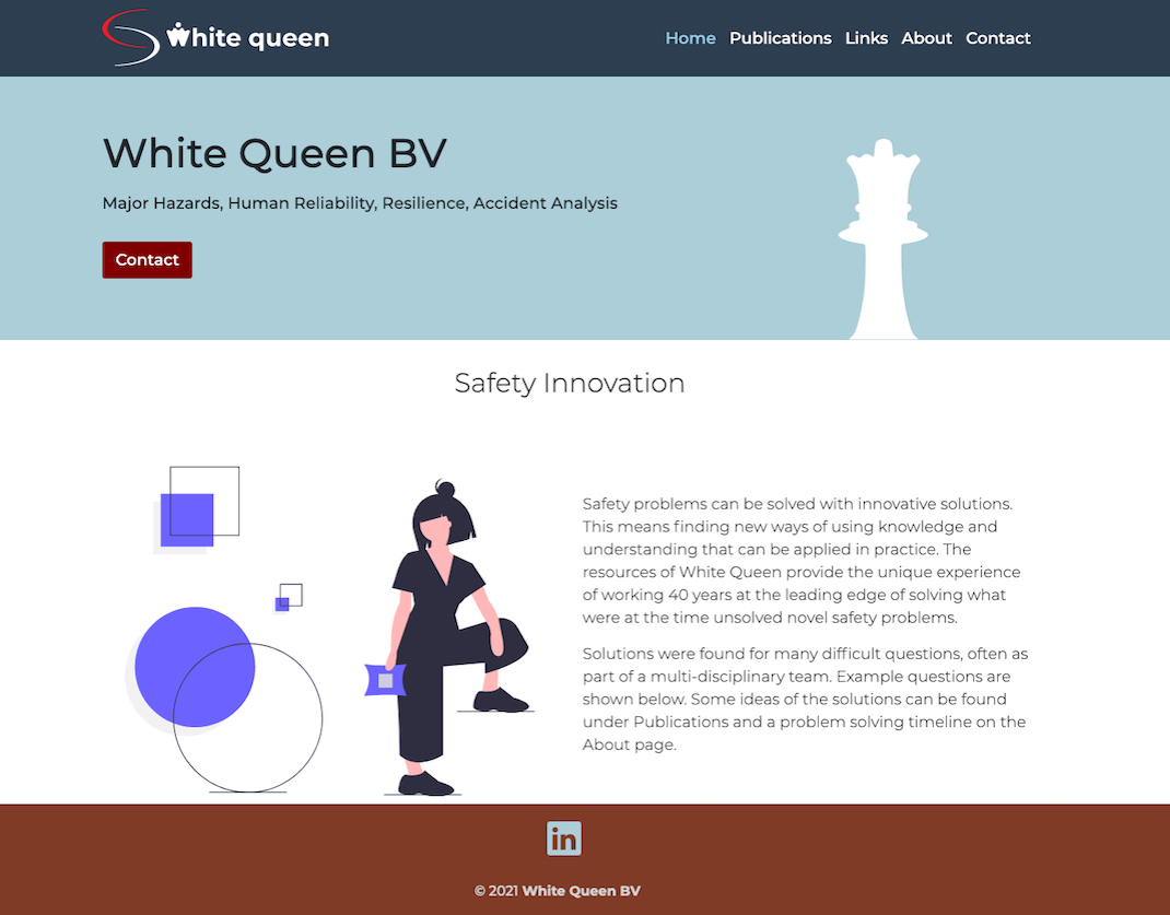White Queen website preview